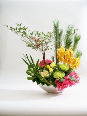 新年のお花「フラワーショップ　三恵」（岩手県九戸郡洋野町の花屋）のギャラリー写真